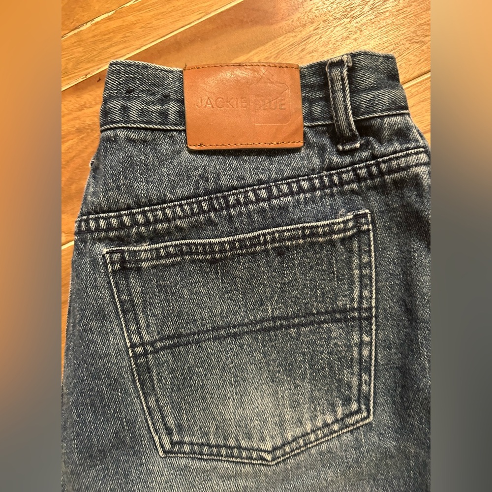 Vintage Jackie Blue Denim Shorts. Large. - Picture 4 of 6